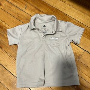 Adidas Light tan Kids Polo Shirt
